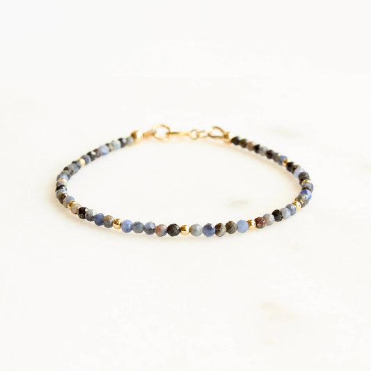 Mini Beaded Sapphire Bracelet